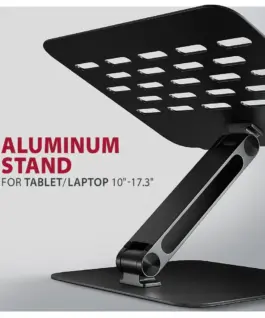 Alternative view of AXAGON STND-LQB ALU stand for Лаптопs 10-16 черен