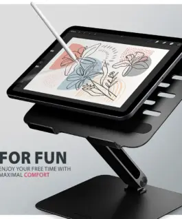 AXAGON STND-LQB ALU stand for Лаптопs 10-16 черен