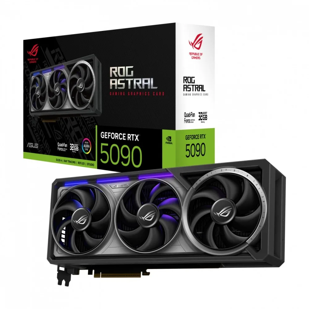 Asus видео карта GeForce RTX 5090 ROG ASTRAL GAMING 32GB GDDR7 512bit