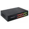 Qoltec FAST Ethernet PoE SWITCH 4xRJ45 2XRJ45 Uplink 65