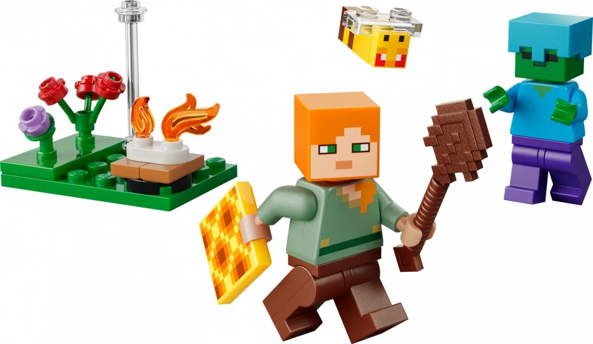 LEGO LEGO Minecraft 30732 Alexs Campfire Conflict - Image 4