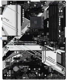 Alternative view of Дънна платка ASROCK Main Board Desktop B550 PRO4 (AM4, B550, 4xDDR4, 1xPCIe 4.0x16, 1xPCIe 3.0x16, 2xPCIe 3.0x1,6xSATA,1x M.2 Gen4 x4, 1xM.2, 2xUSB3.2 Gen2, 6xUSB3.2 Gen1, HDMI, D-SUB, GLAN, ATX, Retail)