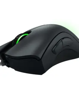 Alternative view of Геймърска мишка Razer DeathAdder Essential, Gaming Mouse, True 6 400 DPI optical sensor, Ergonomic Form Factor, Mechanical Mouse Switches with 10 million-click life cycle, 1000 Hz Ultrapolling, Single-color green lighting