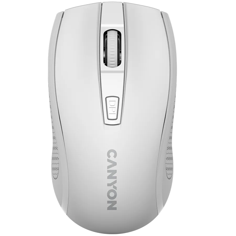 Безжична мишка CANYON MW-7 2.4Ghz wireless mouse 6 buttons DPI 800/1200/1600 with 1 AA battery size 110*60*37mm58g