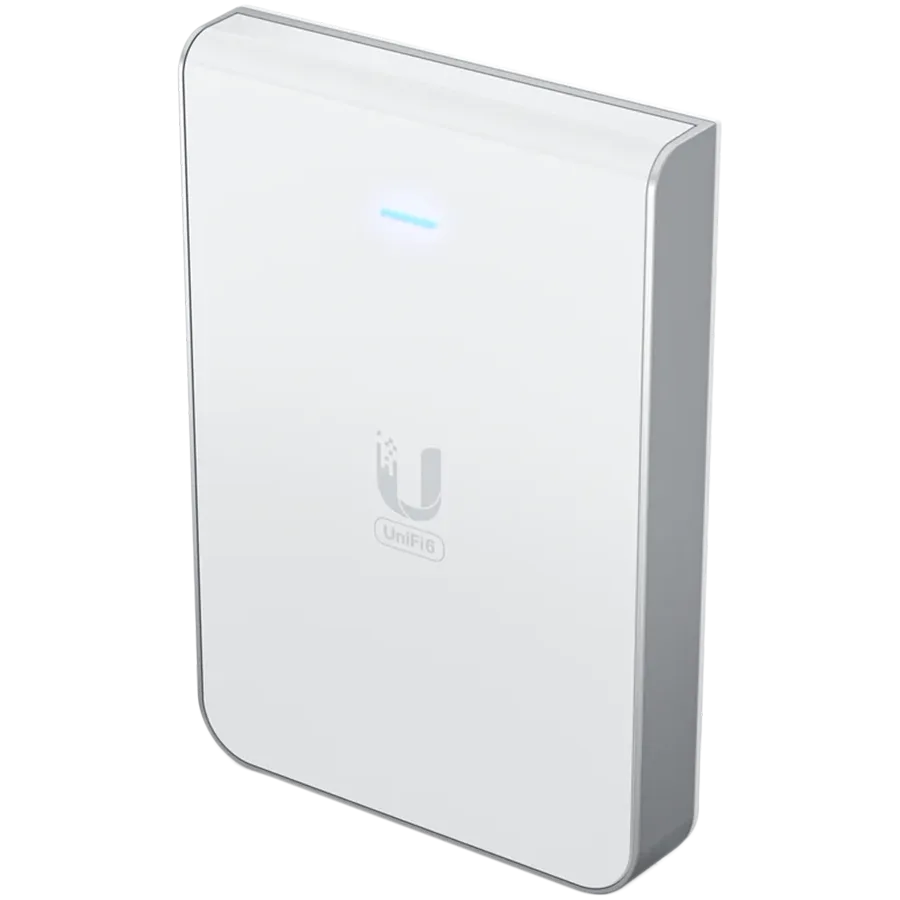 Точка за достъп UniFi6 In-Wall. Wall-mounted WiFi 6 access point with a built-in PoE switch. - Image 115