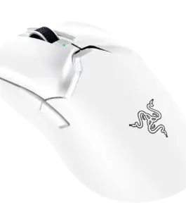 Alternative view of Геймърска мишка Razer DeathAdder V3 Pro - White Edition, Ergonomic Wireless Gaming Mouse, Speedflex Charging Cable USB Type C, 30000DPI, Optical Mouse Switches Gen-3, 63 g, Focus Pro 30K Optical Sensor