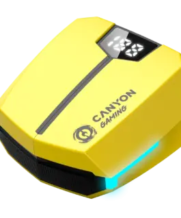 Bluetooth слушалки CANYON headset Doublebee GTWS-2 Gaming Yellow