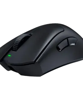 Alternative view of Геймърска мишка Razer DeathAdder V3 Pro Black, Wireless Gaming Mouse, True 30000 dpi, Focus Pro 30K Optical Sensor, Gen-3 Optical Mouse Switches, 5 programmable buttons, Razer Speedflex Cable USB Type C, 90-million Clicks