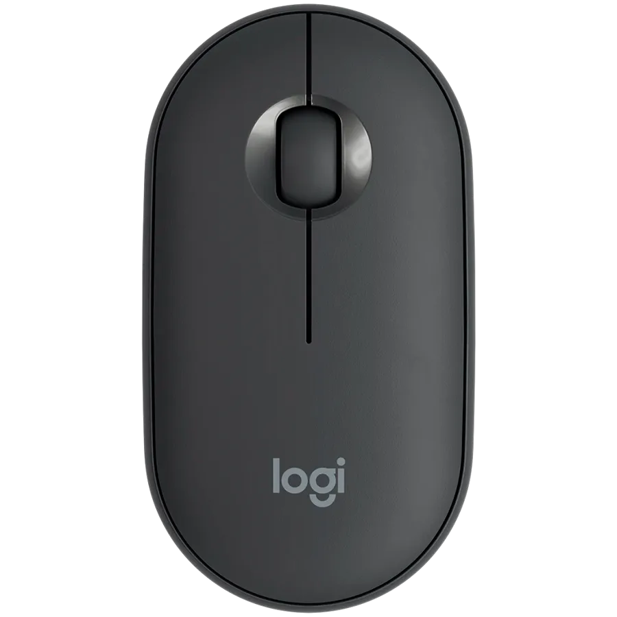 Безжична мишка LOGITECH M350S Pebble 2 Bluetooth Mouse - TONAL GRAPHITE