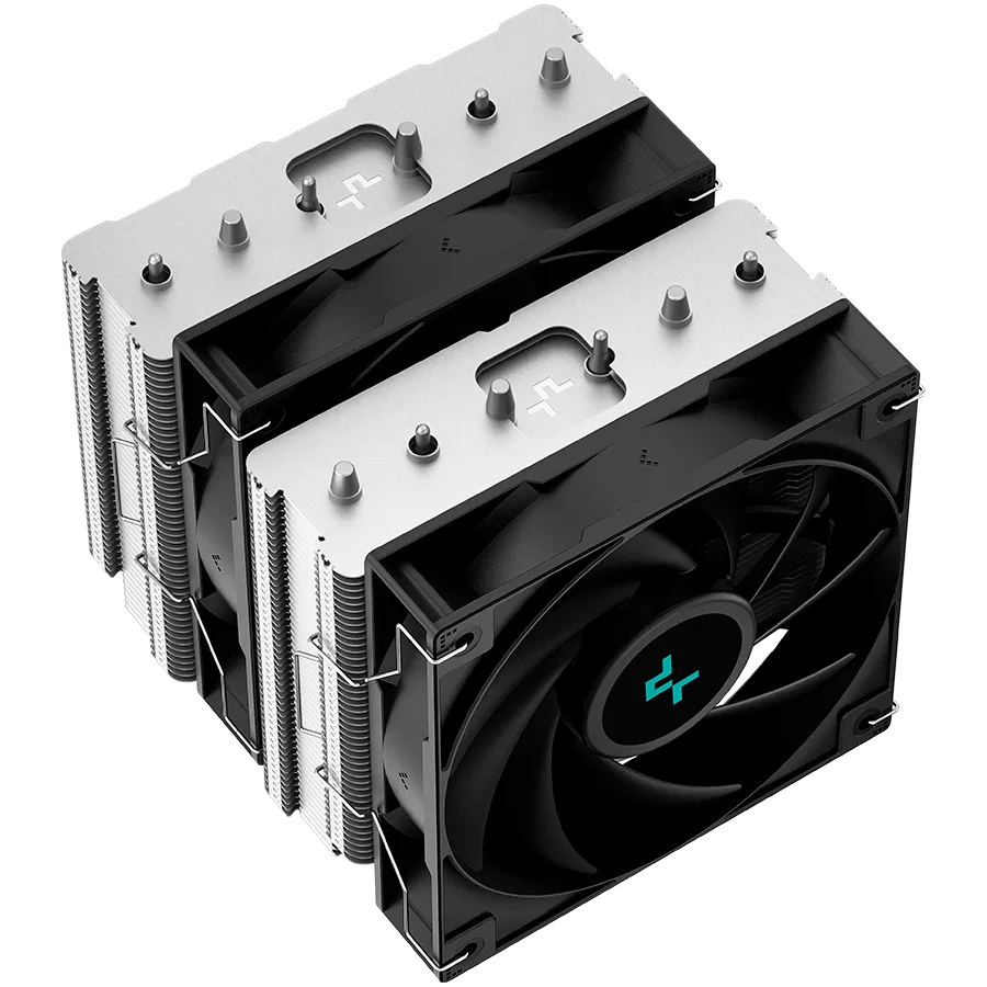 Охладител за процесор Охладител DeepCool AG620, CPU Air Cooler, 2x120mm PWM Fan, TDP 260W, 6 Heatpipes, LGA2066/2011-v3/2011/1700/1200/115x, AMD AM5/AM4, 129x136x157 mm(LxWxH), 2Y, R-AG620-BKNNMN-G-1 - Image 143