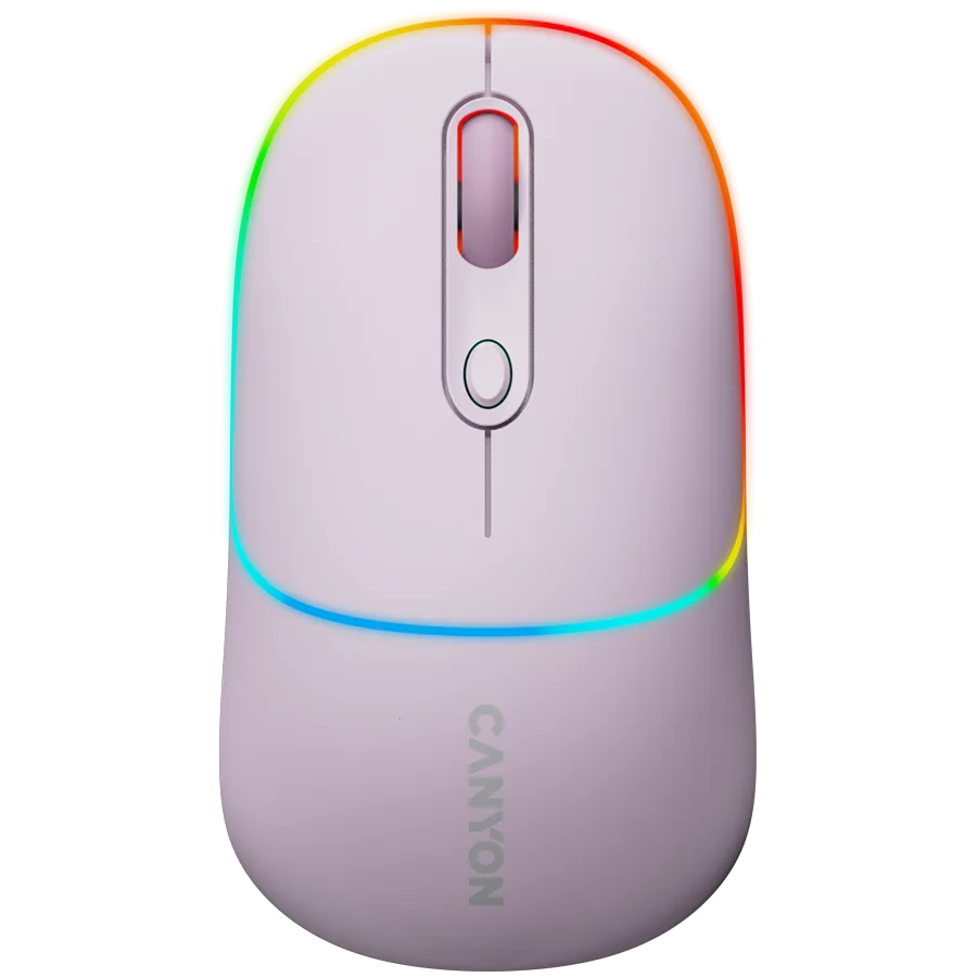 Безжична мишка CANYON mouse MW-22 2in1 BT/ Wireless Pearl Rose