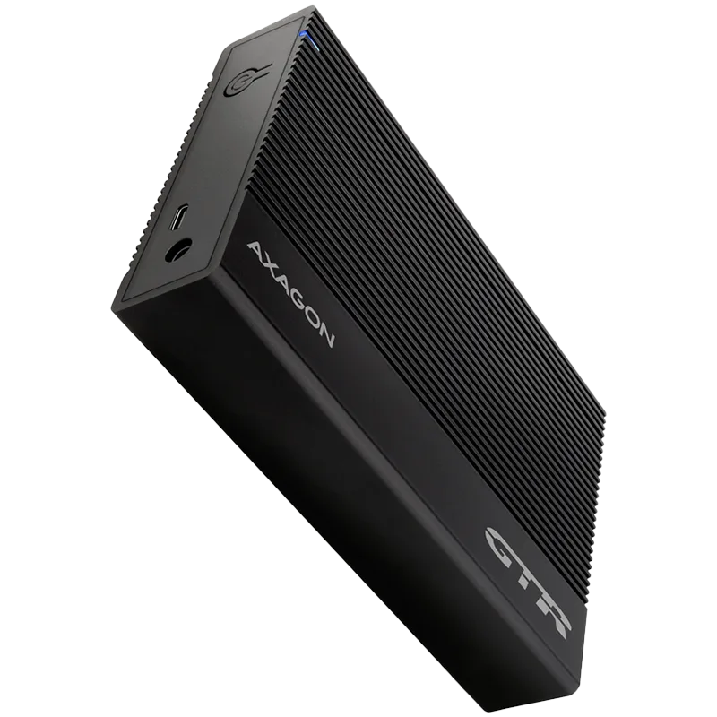 Чекмедже за диск AXAGON EE35-GTR USB-C 3.2 Gen 1 - SATA 6G 3.5" External RIBBED box