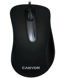 Мишка за компютър CANYON mouse CM-2 Wired Black