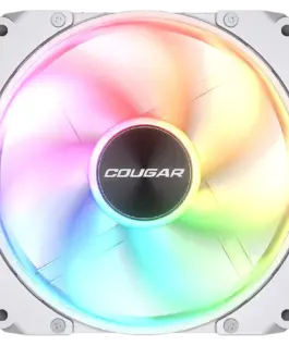 Вентилатор Cougar fan APOLAR 120 ARGB White Fan Speed 600-2200 RPM±200RPM Air Flow 75.38 CFM ± 10% Air Pressure 2.59 mm