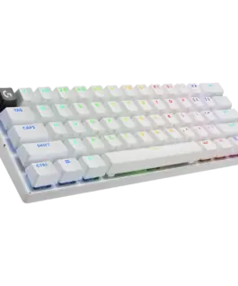 Alternative view of Геймърска клавиатура LOGITECH G PRO X 60 LIGHTSPEED Wireless Gaming Keyboard (Tactile) - WHITE - US INTL - 2.4GHZ/BT - EMEA28-935 - TACTILE SWITCH