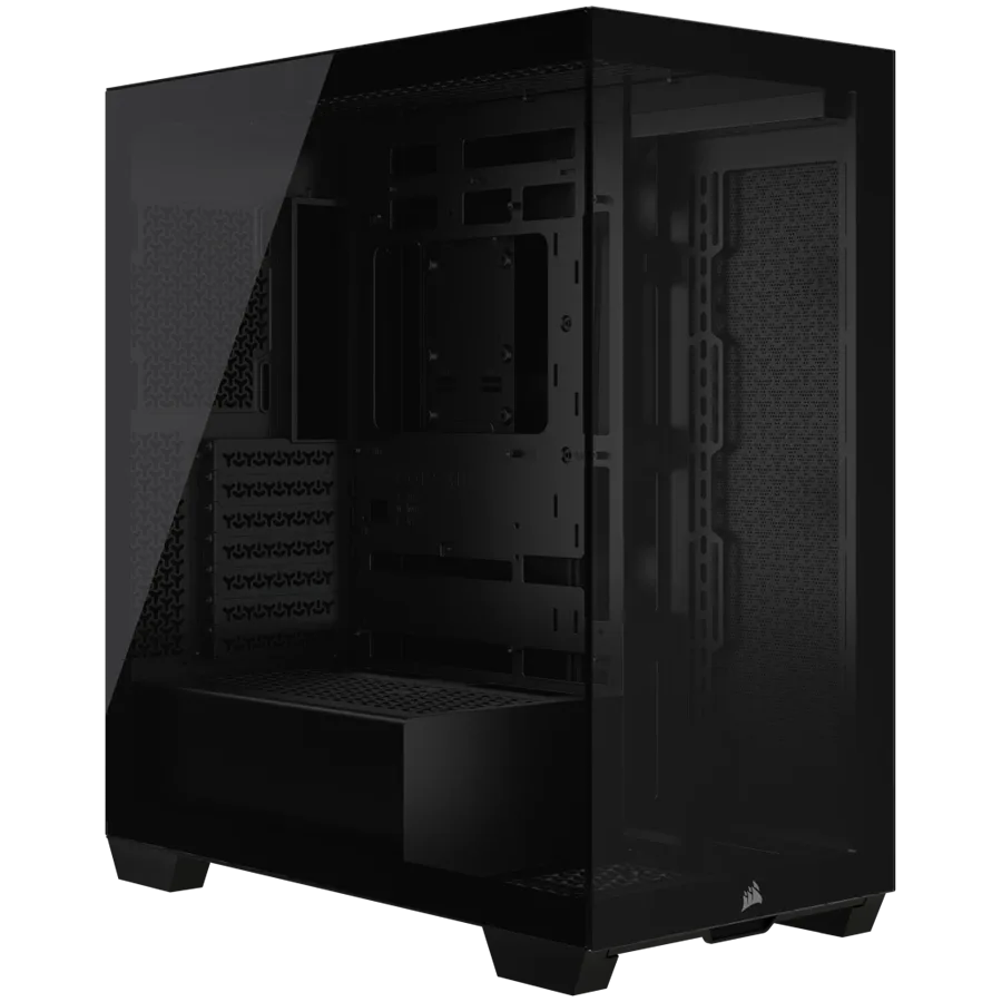 Кутия за компютър Corsair 3500X Tempered Glass Mid-Tower Black