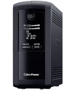 UPS CyberPower UPS AVR 1000VA/550W Line-Interactive LCD display 4x Schuko Runtime at 90W ( min ):44 Surge and Spike prot