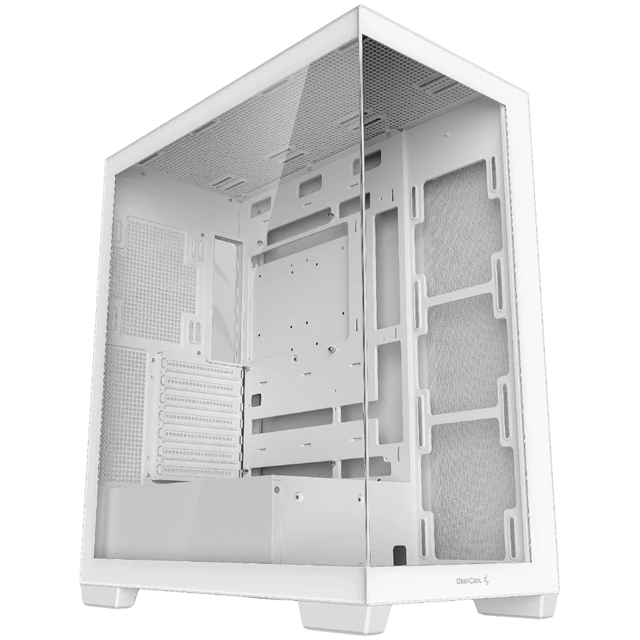 Кутия за компютър DeepCool CG580 WH Mid Tower Mini-ITX/Micro-ATX/ATX Rear Connector support 2xUSB3.0 1xAudio Tempered Gl