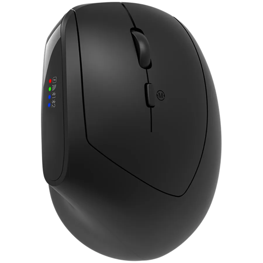 Безжична мишка CANYON mouse MW-25 Ergonomic LED AA Dual mode Wireless Black