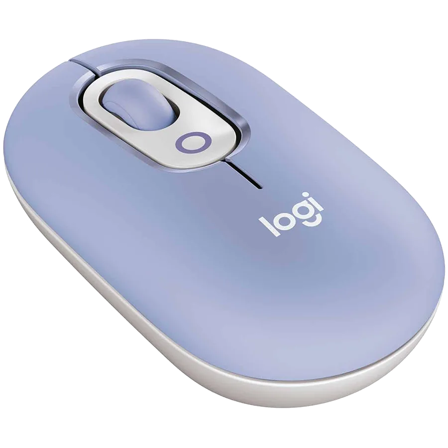 Мишка за компютър LOGITECH POP Mouse with emoji - LILAC - BT - EMEA28i-935 - FY25