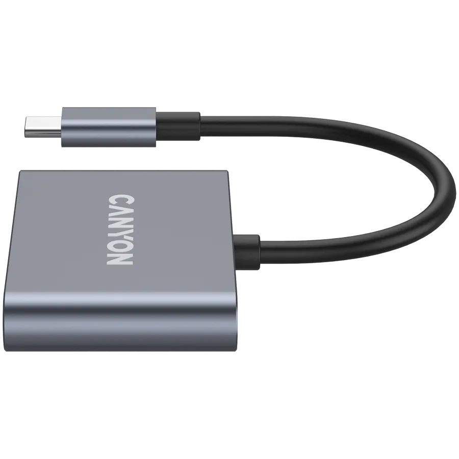 USB хъб CANYON hub DS-3 3in1 USB-C Dark Grey - Image 69