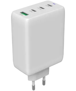 Зарядно за мобилен телефон CANYON charger CU100ACC GaN 100W 3xPD 1xQC EU