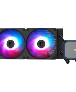 Охладител за процесор Охладител MSI MAG CORELIQUID A13 240 2x120mm Pre-installed ARGB Daisy Chain Fans Replacable Top Co
