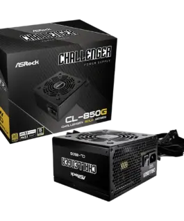 Захранване за компютър Asrock CL-850G 850W 80 Plus GOLD Non Modular PSU 2x EPS 12V CPU(4+4pin) 4x PCIe (6+2pin) 2x 4-pin