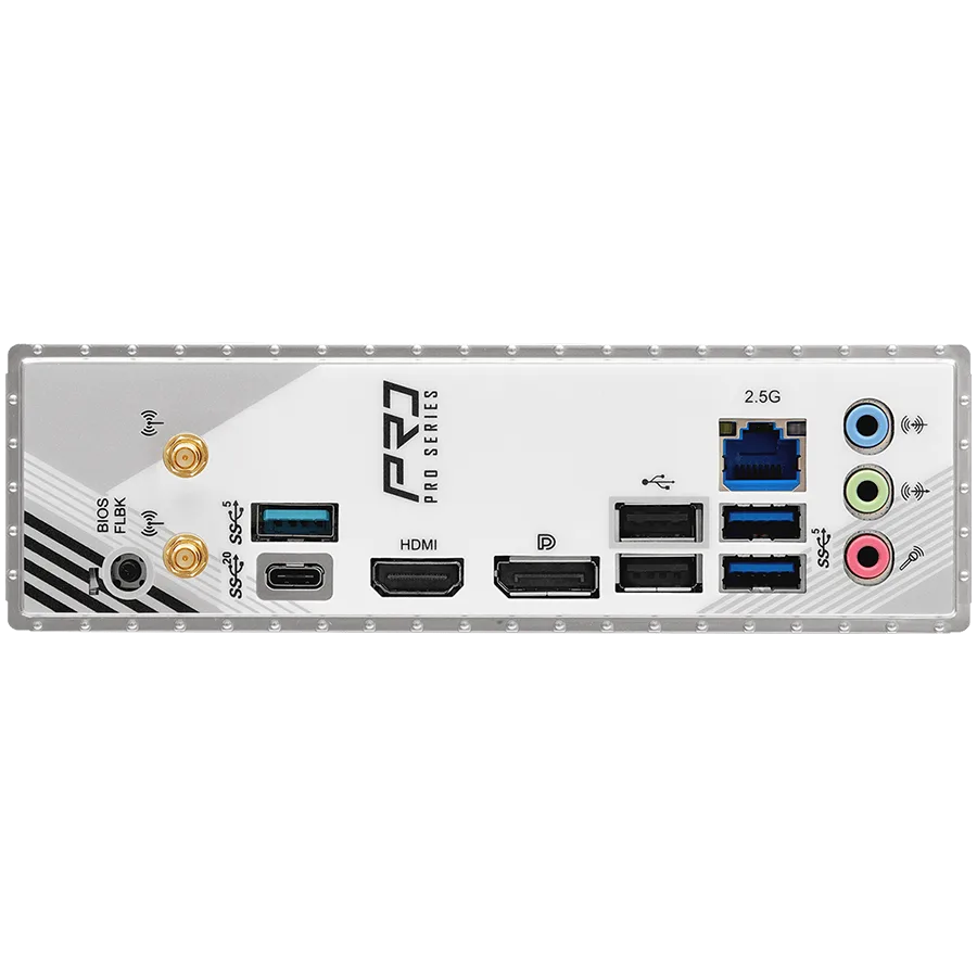 Дънна платка ASROCK MB Desktop B860M Pro Rs Wi-fi, S.1851, 4x DDR5, 1x PCIe 5.0 x16, 1x PCIe 4.0 x4, 1x Blazing M.2, 2x Hyper M.2, 4x SATA3, 2x USB-C, 8x USB 3.2, 6x USB 2.0, 1x RJ-45 2.5GB Lan, 802.11axe Wi-Fi 6E + Bluetooth 5.3, ATX - Image 60