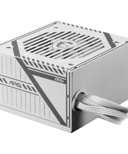 Захранване за компютър MSI MAG A650BNL WHITE Power Supply 650W 80 PLUS Bronze 120mm low noise Fan Protections: OCP/OVP/O