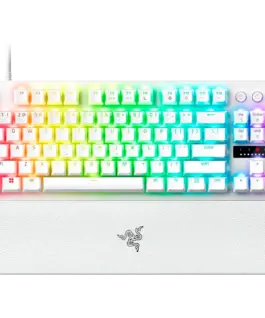 Геймърска клавиатура RAZER Huntsman V3 Pro Tenkeyless Gaming Keyboard - White - US
