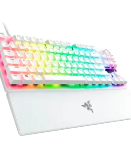 Alternative view of Геймърска клавиатура RAZER Huntsman V3 Pro Tenkeyless Gaming Keyboard - White - US Layout