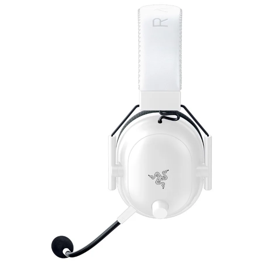 Геймърски слушалки BlackShark V2 Pro (2023) - White, Wireless Gaming Headset, Razer TriForce Titanium Driver 50 mm, Oval Ear Cushions, Detachable Super Wideband microphone, THX Spatial Audio, Type A Wireless (2.4 GHz), Bluetooth 5.2 - Image 8