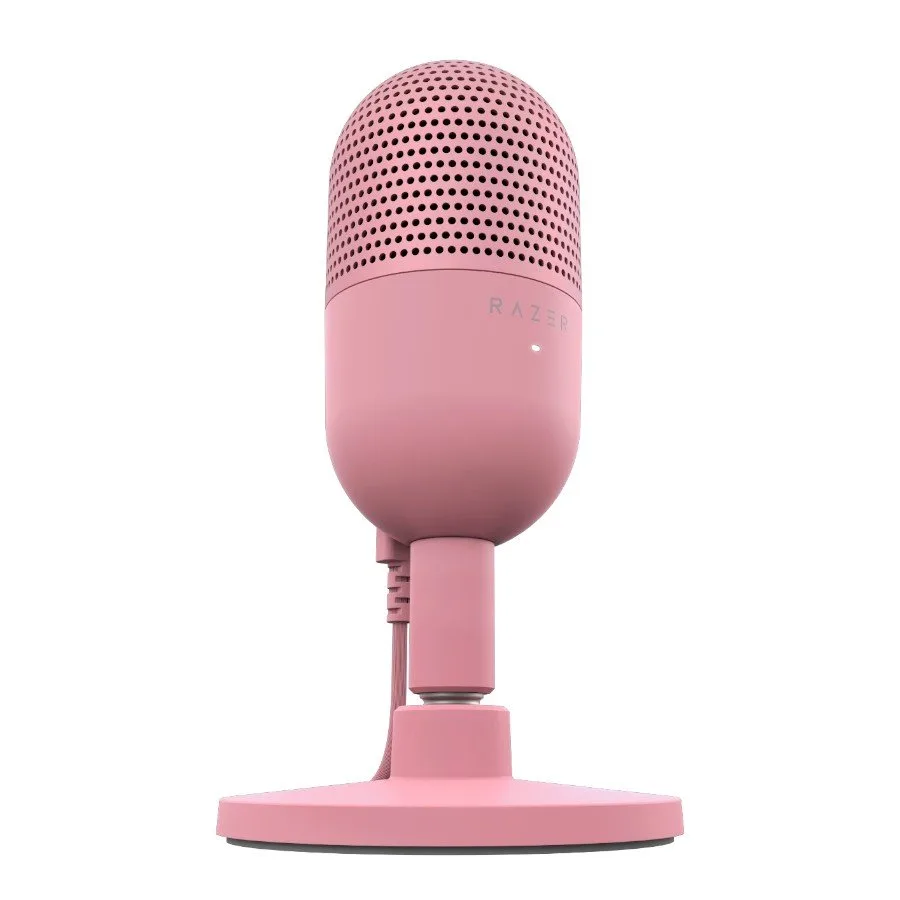 Геймърски микрофон Razer Seiren V3 Mini - Quartz Pink Ultra-compact Streaming
