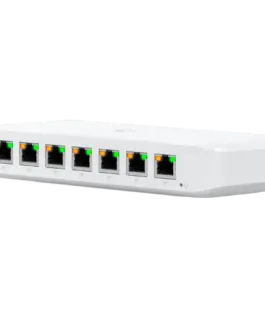 Alternative view of Kомутатор Ubiquiti USW-Ultra-60W Layer 2, 8-port GbE PoE switch: 7x GbE PoE+ output ports, GbE port with optional PoE++ input