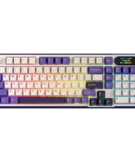 Геймърска клавиатура ROYAL KLUDGE RK-S98 Blackberry Mousse Gaming Keyboard Chartreuse