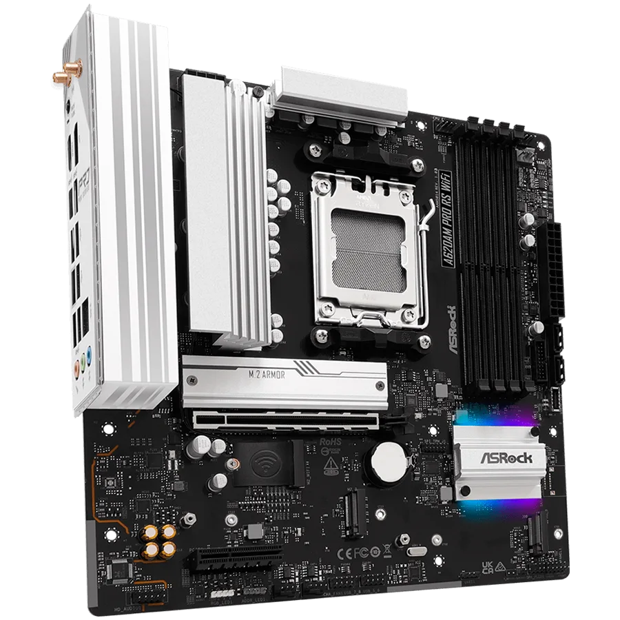 Дънна платка ASROCK A620AM PRO RS WIFI mATX AM5 DDR5 - Image 22