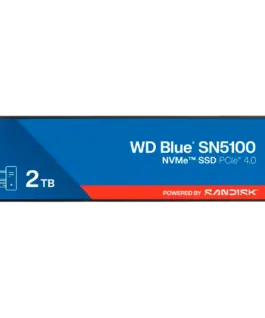 SSD диск SSD POWERED BY SANDISK WD Blue SN5100 2TB M.2 2280 PCIe Gen4 x4 NVMe QLC 3D Read/Write: 7100/6700 MBps IOPS 100