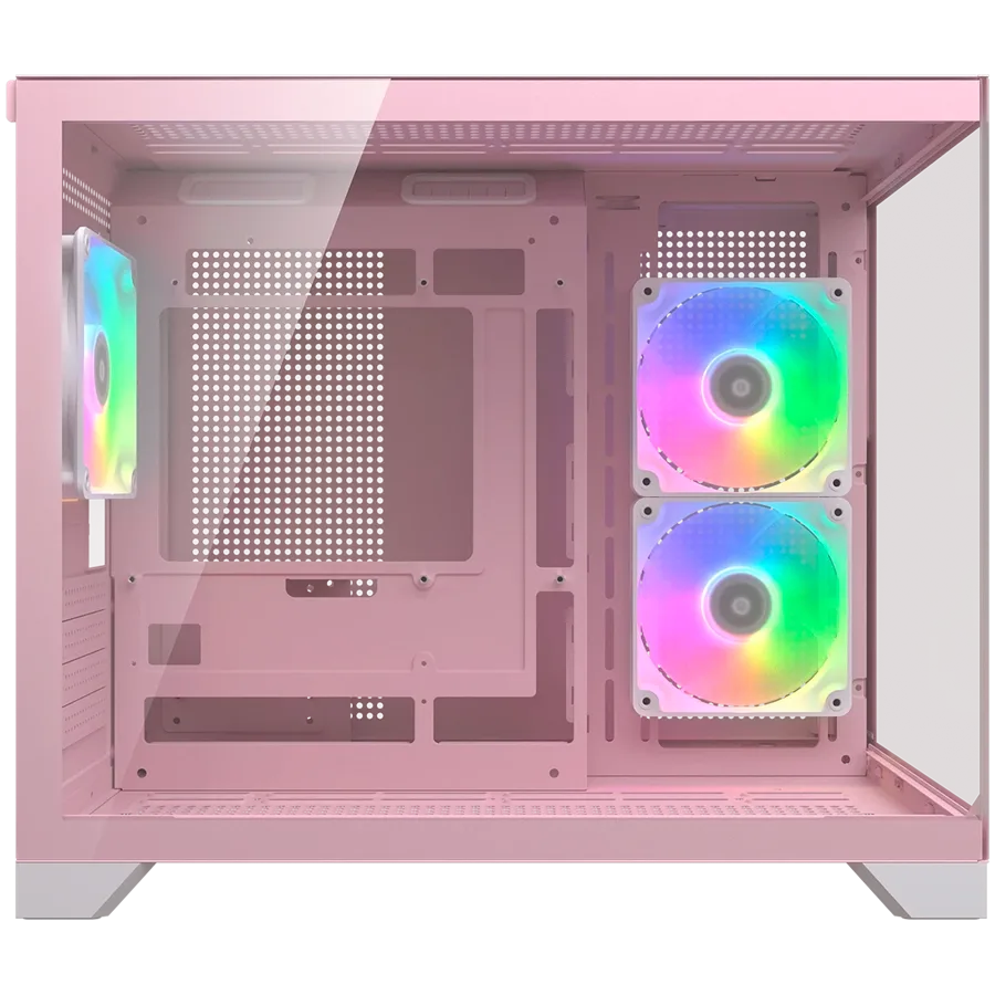 Кутия за компютър COUGAR FV150 Mini RGB PC Case, Mid tower, Pink - Image 16