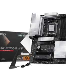 Дънна платка MSI PRO X870E-P WIFI ATX Socket AM5 4x DDR5 Dual Channel DDR5 up to 8200(OC)MHz 3x PCIe x16 slot 3x M.2 slo