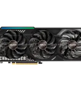 Alternative view of Видео карта ASROCK Video Card AMD Radeon RX 9070 XT Challenger 16GB GDDR6 256-bit, 1x HDMI, 3x DP, 2x 8-pin PWR connector, PCIe 5.0 x16, recommended PSU 800W, 290 x 23 x 56 mm, 2.8-slot, 90-GA61ZZ-00UANF