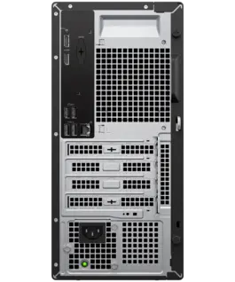 Alternative view of Настолен компютър Dell Tower (ECT1250), Intel Core i3 14100 (4C, 8T, 12MB cache, up to 4.7GHz), 8GB (1x8GB) DDR5, 512GB M.2 SSD, Intel UHD Graphics 730, Wi-Fi+BT, BG KBD+Mouse, Ubuntu, 3Y ProSupport