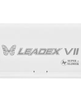 Alternative view of Захранване за компютър Super Flower Leadex VII Platinum 1200W ATX 3.1, 80 Plus Platinum, Fully Modular, Compact 150mm Size, 140mm F.D.B Fan, White, 10 year warranty