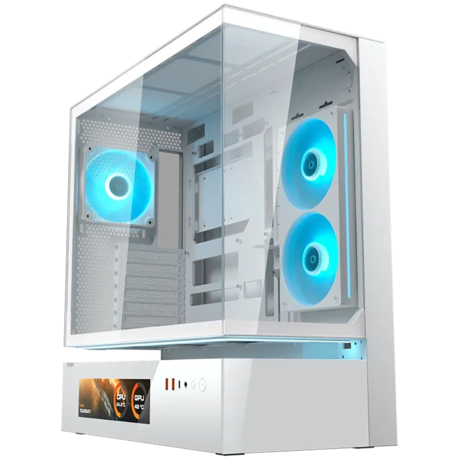 Кутия за компютър COUGAR CFV235 Vision PC Case Mid Tower White
