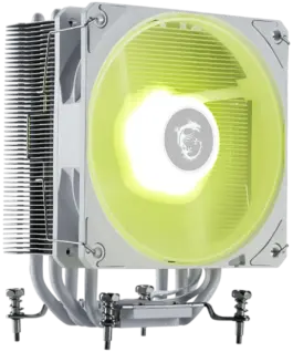 Охладител за процесор Охладител MSI MAG COREFROZR AA13 WHITE 1x120mm ARGB Fan TDP 240W Direct Touch Heat-pipes Intel LGA