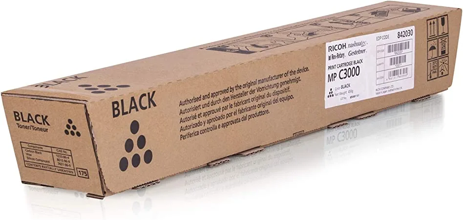 TОНЕР КАСЕТА ЗА RICOH MP C2000/C2500/C3000E - Black - PN 884946 / 842030 / 884950 /