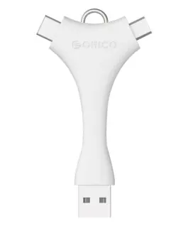 Адаптер Orico Dual Port Portable Sync&Charge C1-WH