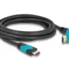 Delock Кабел HDMI 90° 48 Gbps 8K 60 Hz 3 м