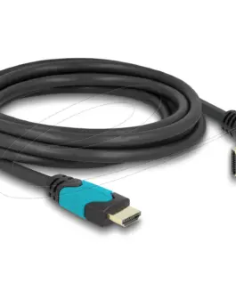 Delock Кабел HDMI 90° 48 Gbps 8K 60 Hz 3 м
