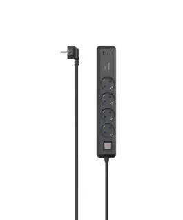 Alternative view of Разклонител, 4-гнезда, USB-C/A 65 W, PD, HAMA-223189